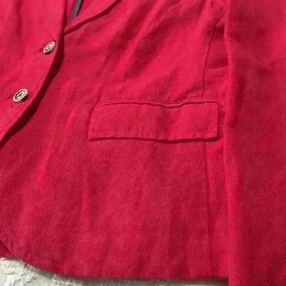 Tommy Hilfiger linen blend 2 button women’s blazer.‎ Size medium - Picture 5 of 9